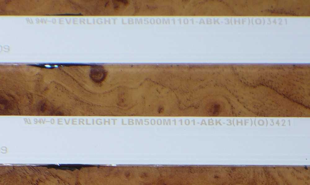 Listwy LED LBM500M1101-ABK-3 - Podświetlenie matrycy Philips 50PUS7556