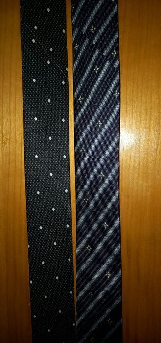 2 nowe krawaty francuskie, GRAND JOUR, 100% jedwab.