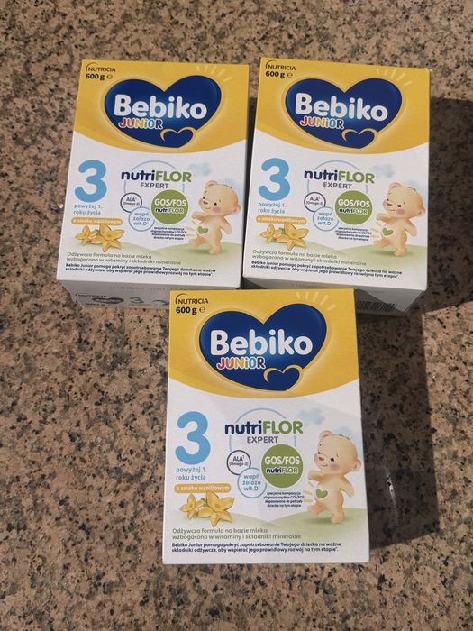 3 sztuki bebiko 3 zestaw mleko nutriflor