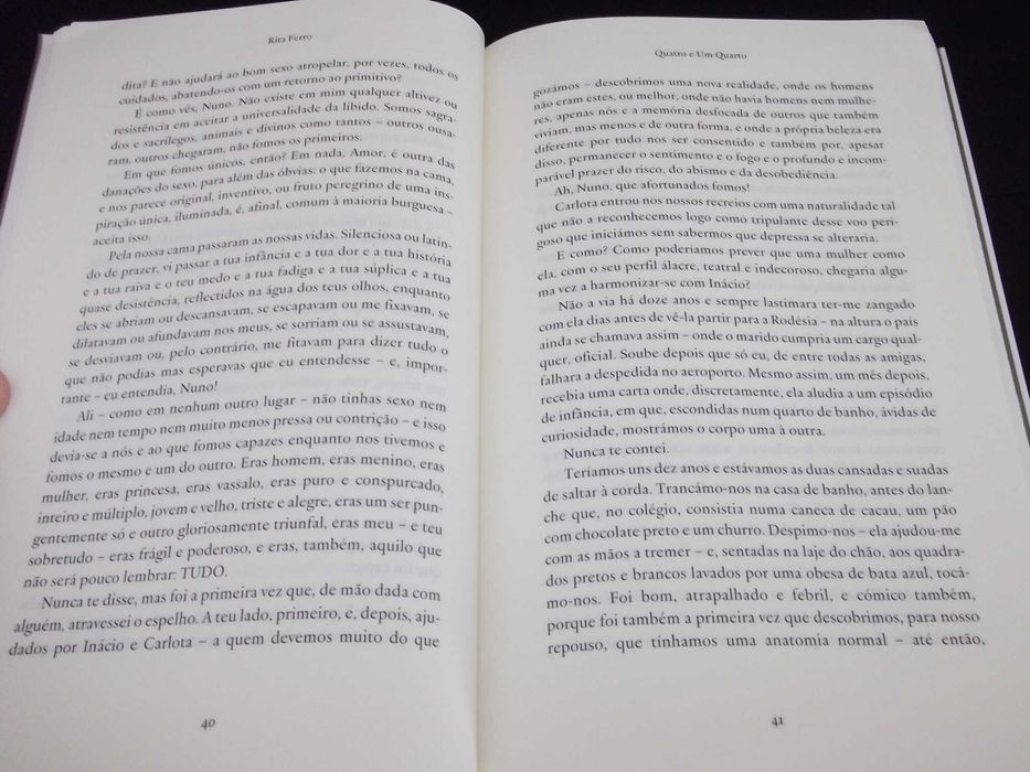 Livro 4 & 1 Quarto Rita Ferro Dom Quixote