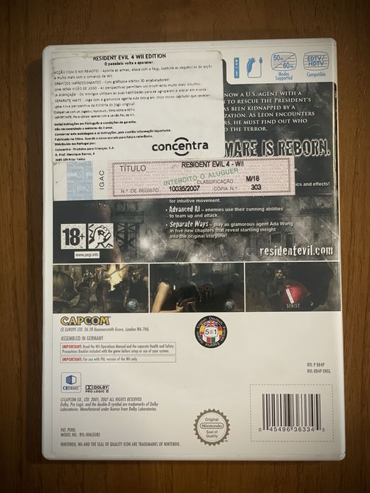 Resident Evil 4 Wii Edition Nintendo