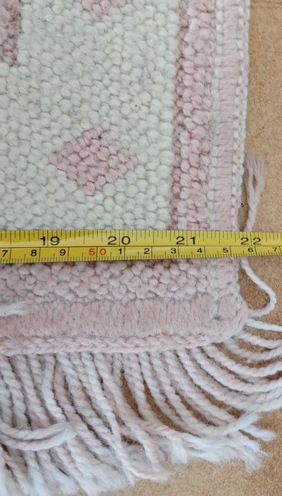 Conjunto 2 Tapetes Grandes Sala Quarto Casa Cor de Rosa