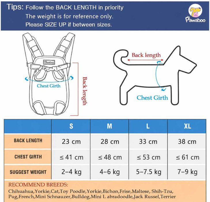 Mochila para Animais - Pet Carrier - Pawaboo