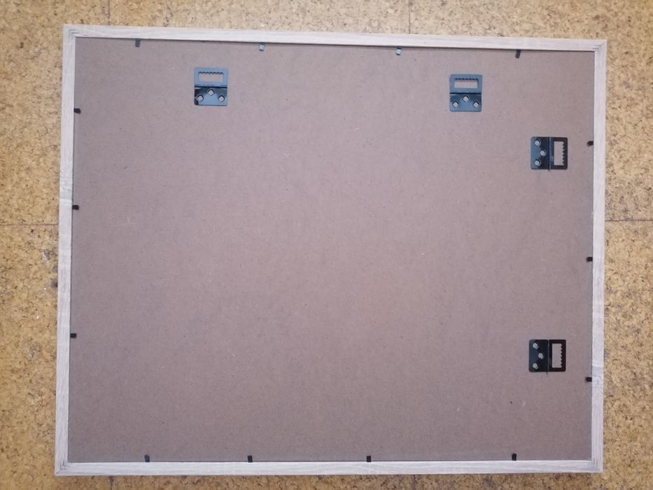 Quadro, com puzzle de carro vermelho