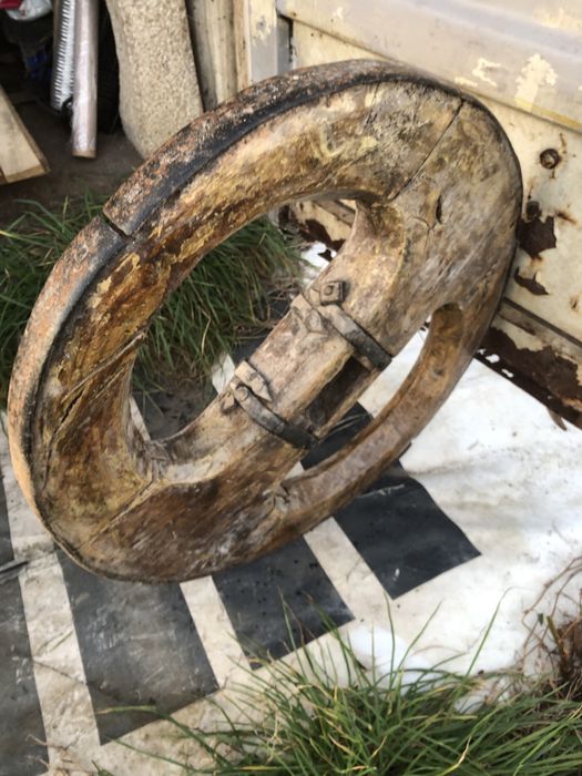 Roda de madeira carro de bois