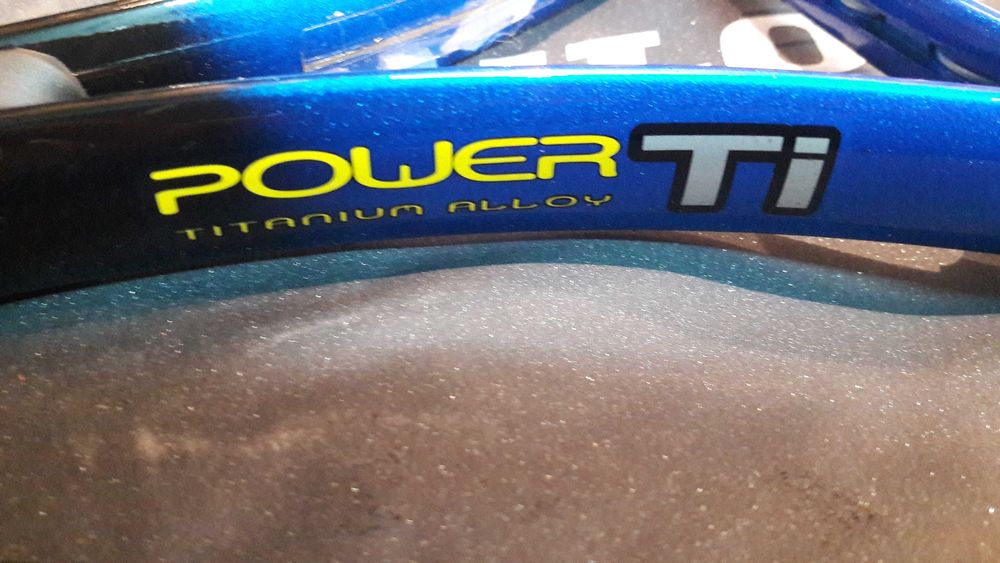Rakieta tenisowa Dunlop Power Ti Titanium Alloy + piłki + pokrowiec