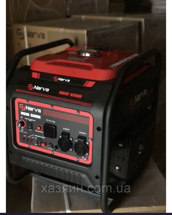 Генератор инверторный  6 кВт NARVA NGI-6000  E запуск с ключа