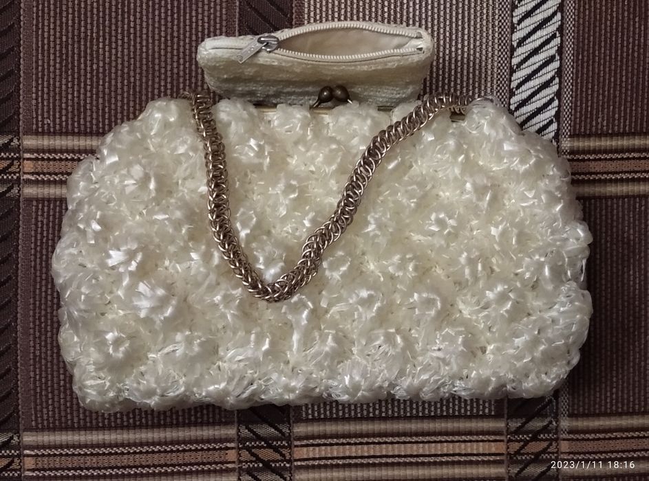 Сумочка-косметичка дамская с кошельком ручная работа