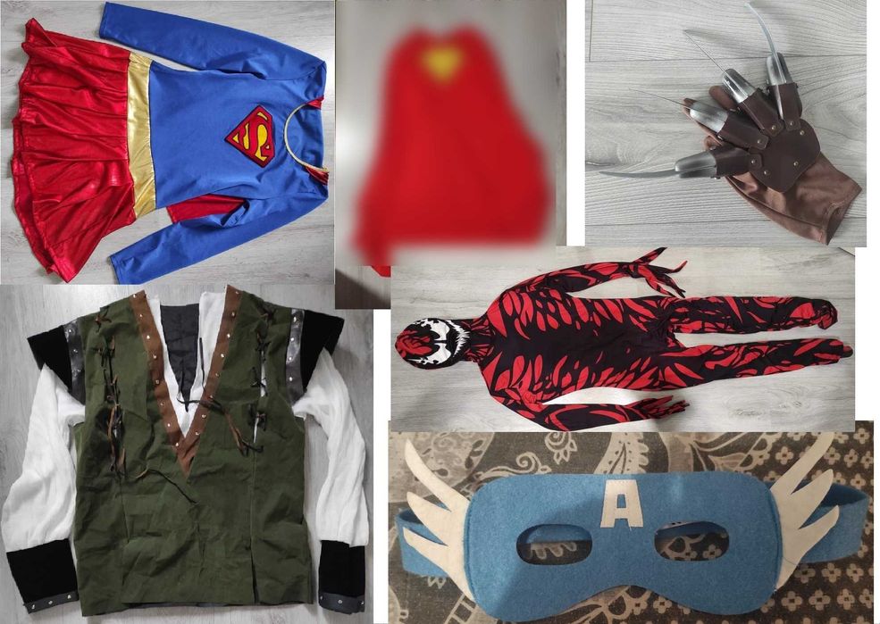 Аксесуари для косплею маска карнавальна плащ костюм