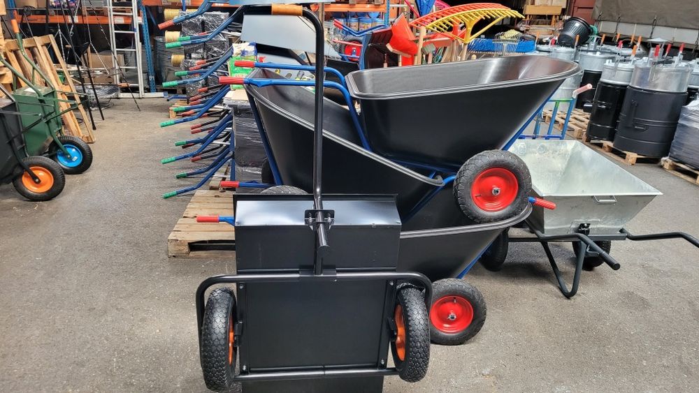 POLSKI WÓZEK OGRODOWY ROLNICZY taczka przyczepka Mocna !