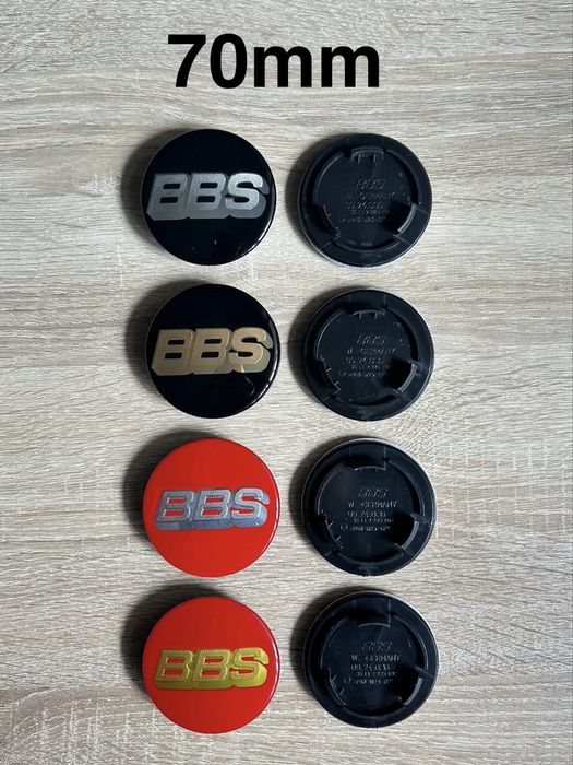 Conjunto 4 Centros BBS 56mm 60mm 65mm 68mm 70mm