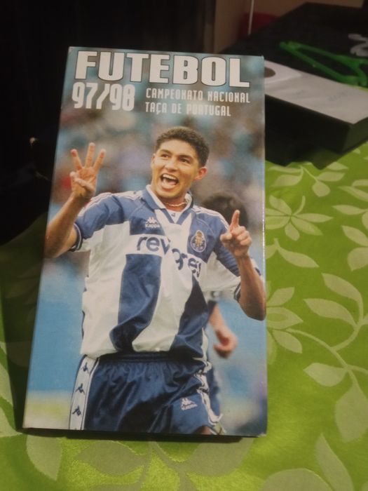 Cassetes antigas de VHS de Futebol