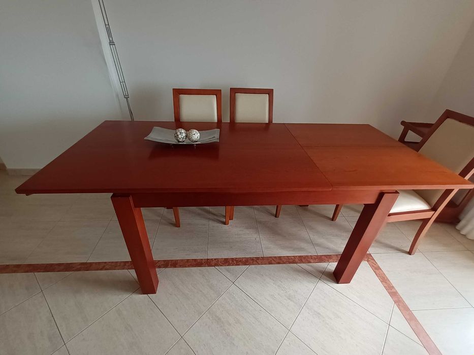 Mesa sala madeira extensivel