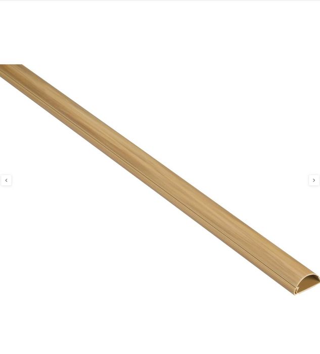 Calha semi-circular 2M 30X15mm madeira NÃO FAÇO ENVIO