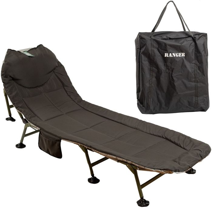 Раскладушка карповая военная 8 ног Ranger Comfort Lux 8 Legs