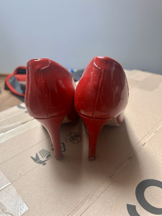 Buty szpilki czerwone