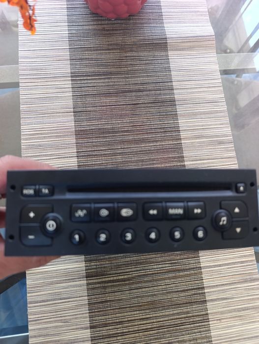 Radio auto a funcionar