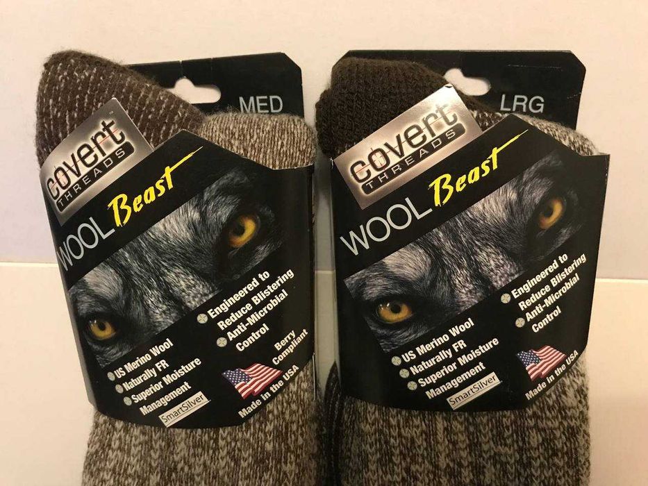 шкарпетки Covert  WOOL BEAST HEAVY вовна меріноc високі