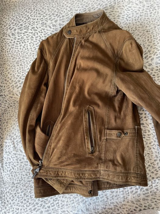 Massimo Dutti чоловіча замшева куртка, натуральна шкіра кози 42 (XL)