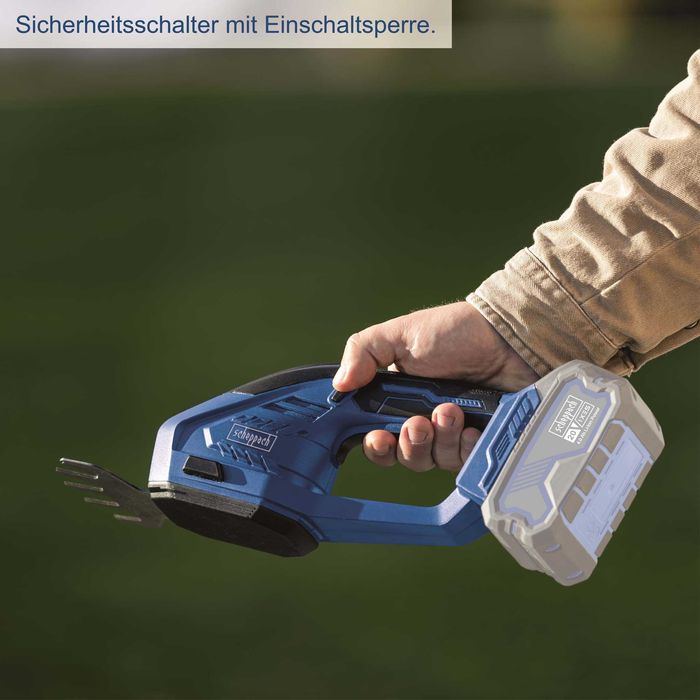 Акумуляторний кущоріз для трави та кущів C-HTGS200-X Scheppach ножниці