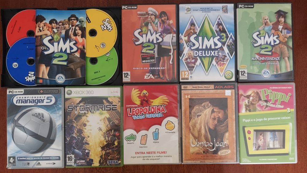 Lote de Jogos PC, PS1, PS2, PS3 e PSP Originais