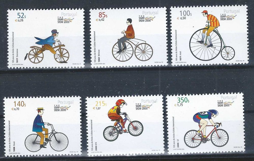 Selos Portugal 2000, Mundifil No. 2689 / 2694 MNH