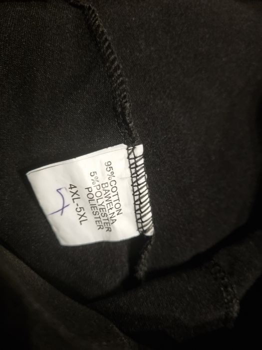 Spodnie damskie czarne wysoki stan 3XL  eleganckie