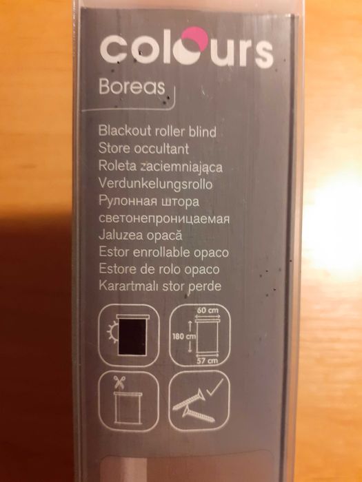 Roleta wolnowisząca bez kasety