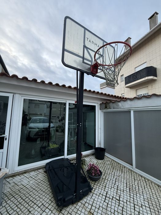 TAMARK- Tabela de basket com suporte ajustavel, 3,05m B700 Pro