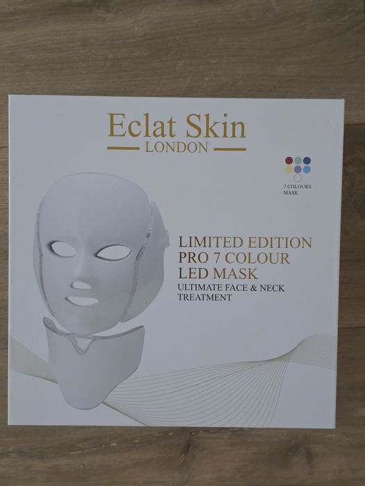 Erthskin London 7-kolorowa maska LED na twarz i szyję
7