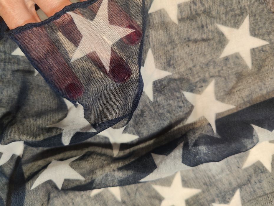 Cienki szalik / chusta / bandana / flaga USA