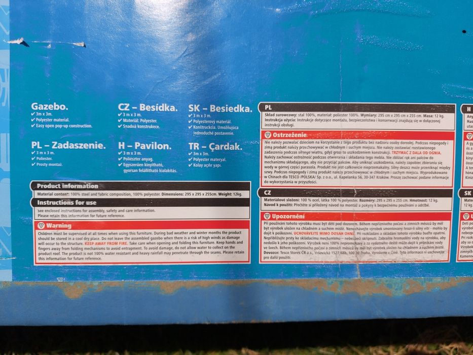 Pawilon ekspresowy 3x3m