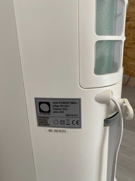 Climatizador evaporativo (água/gelo) MCONFORT TOWER+