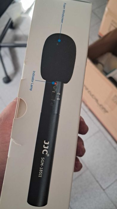 Microfone Shotgun Universal para Câmera