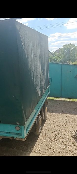 Прицеп двухосный тентованый