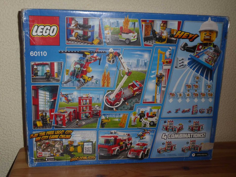 Lego 60110 - WIELKA REMIZA STRAŻACKA Kompletny 100% Wroc
