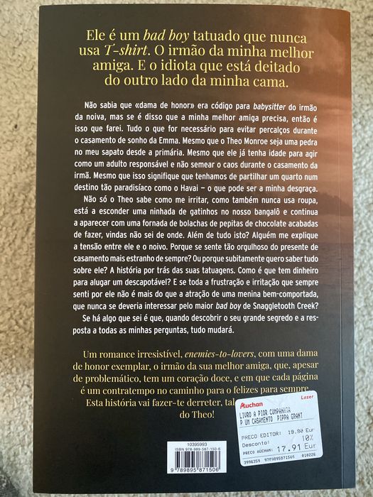 Livro “A pior companhia para um casamento”