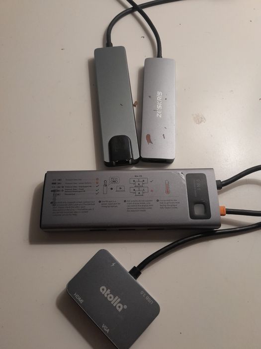 Vários HUB's-USB-c