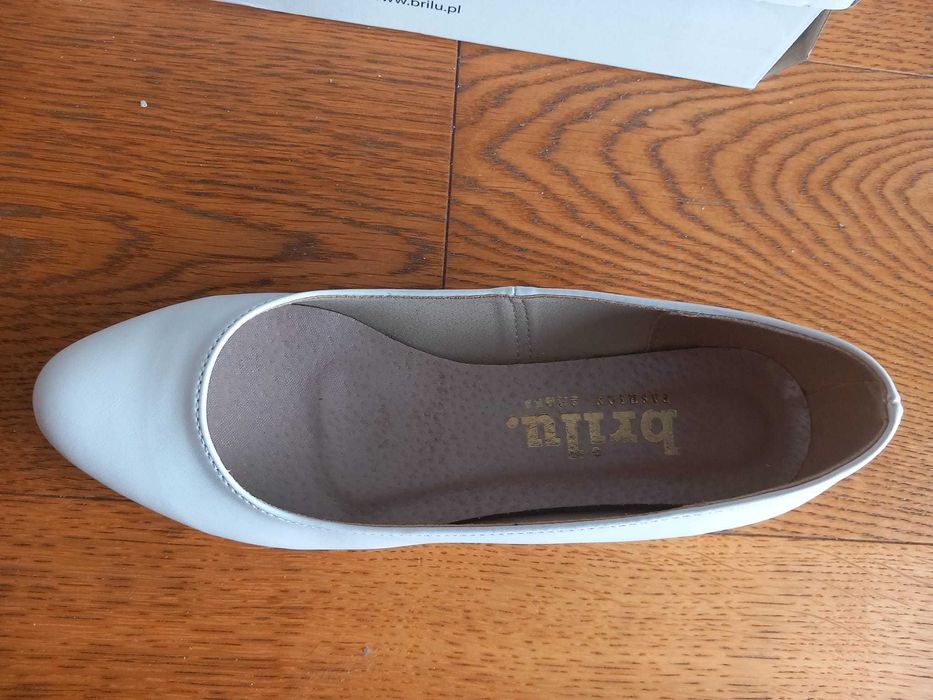 Ślubne baleriny BRILU 36/37