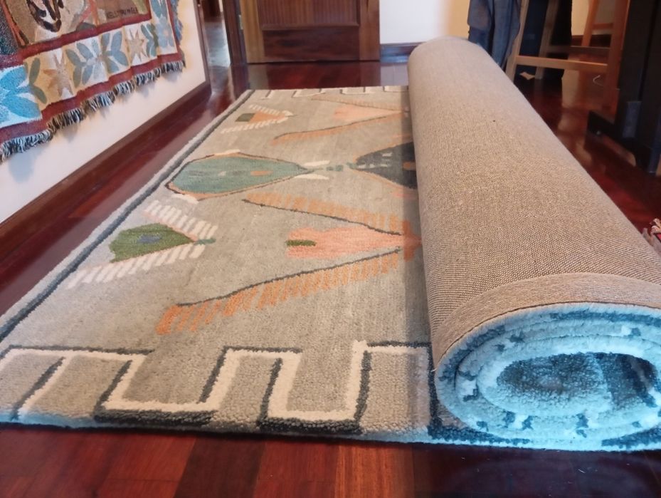 Tapete 100% Lã / 100% Wool Rug, 200x300cm - Índia - Tufado à Mão
