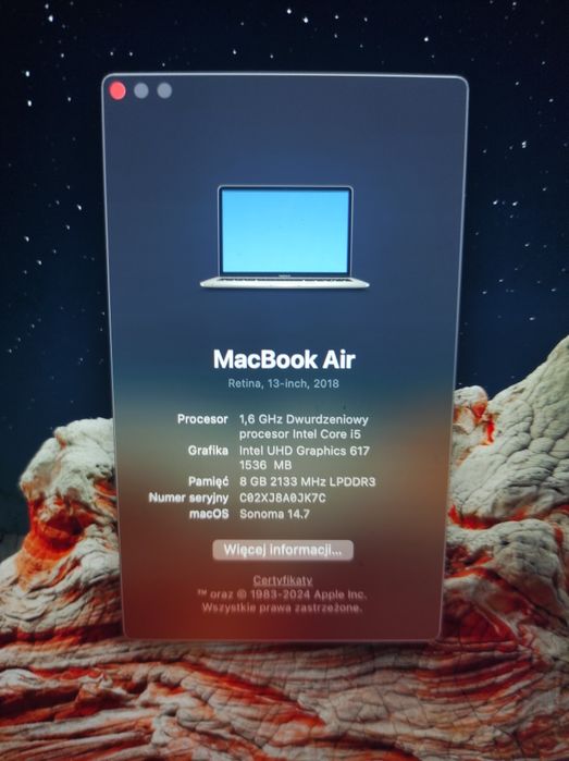 Apple MacBook air 13 2018