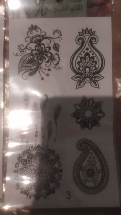 Ціна за всі Переводки на тіло временное тату тимчасове