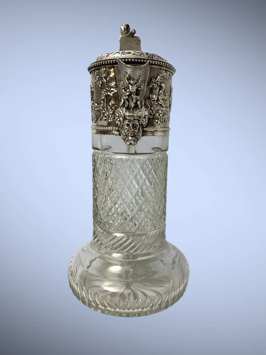 Срібний штоф  графін  срібло кубок серебряный кувшин  графин серебро