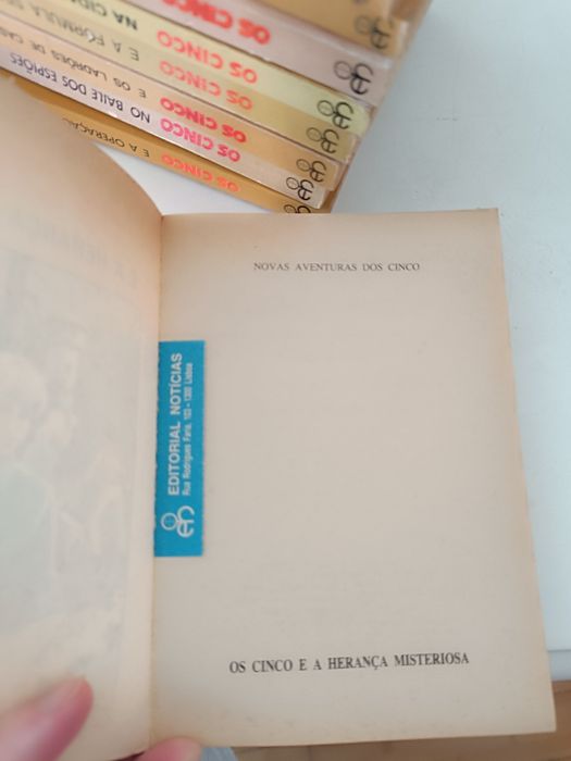 Conjunto de livros Os Cinco vintage