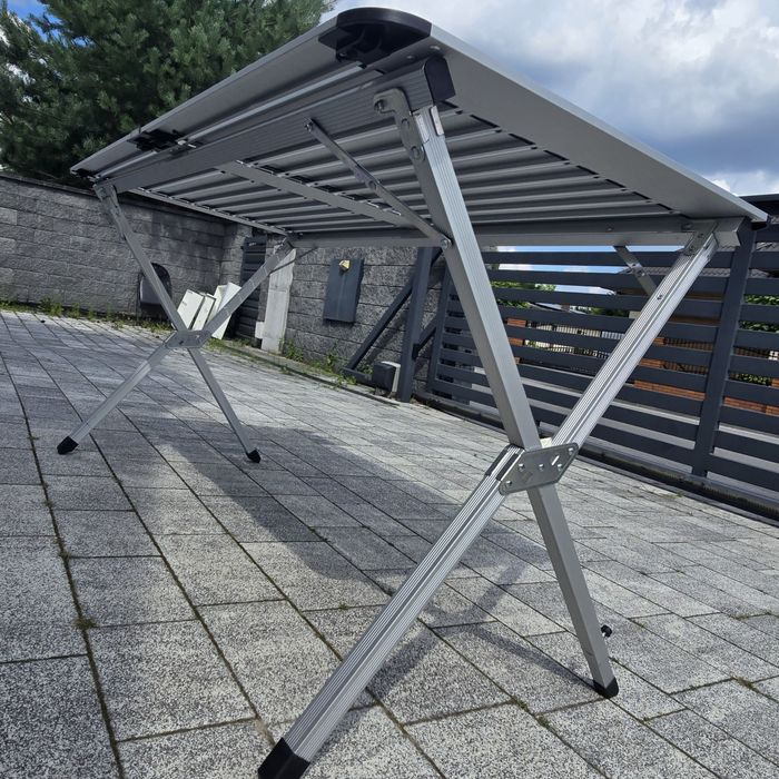 Aluminiowy Stół Kempingowy CampFeuer XL – Duży, Składany, Jak NOWY!