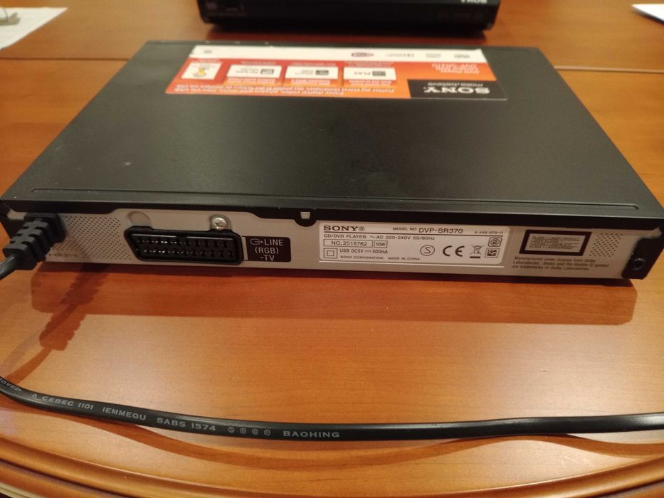 Leitor de DVD Sony