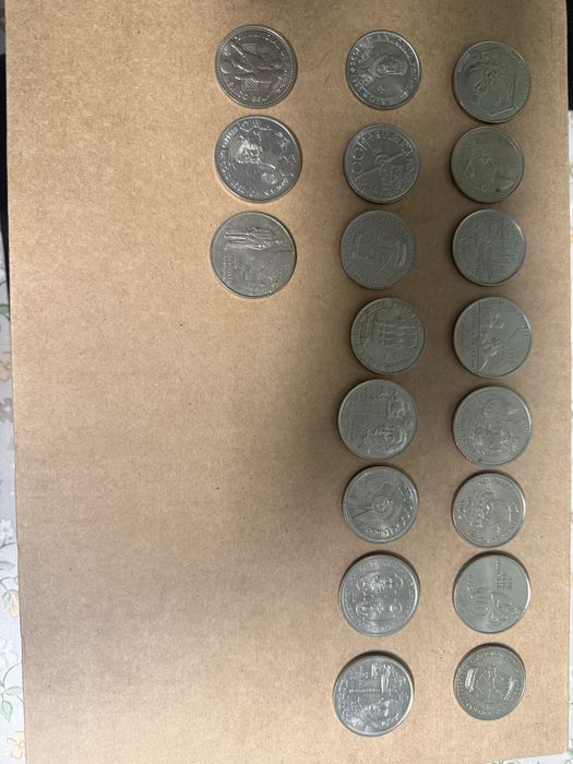 Coleção de moedas comemorativas 19 Moedas