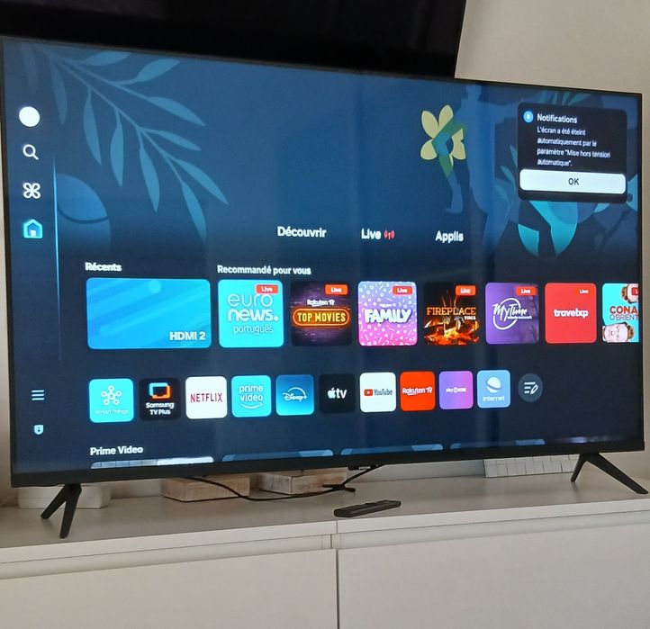 SAMSUNG 55 NA GARANTIA"faço entrega incluída no valor com caixa manual e fatura