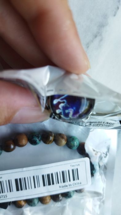 Pulseira e porta chaves zodíaco touro novo