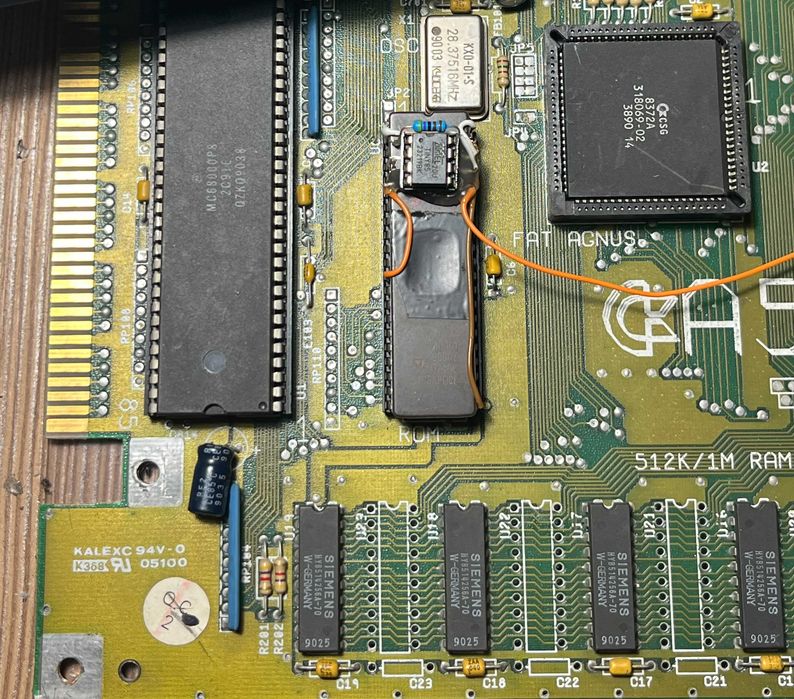 4 x Kickstart do Amiga 500 z automatycznym przełącznikiem